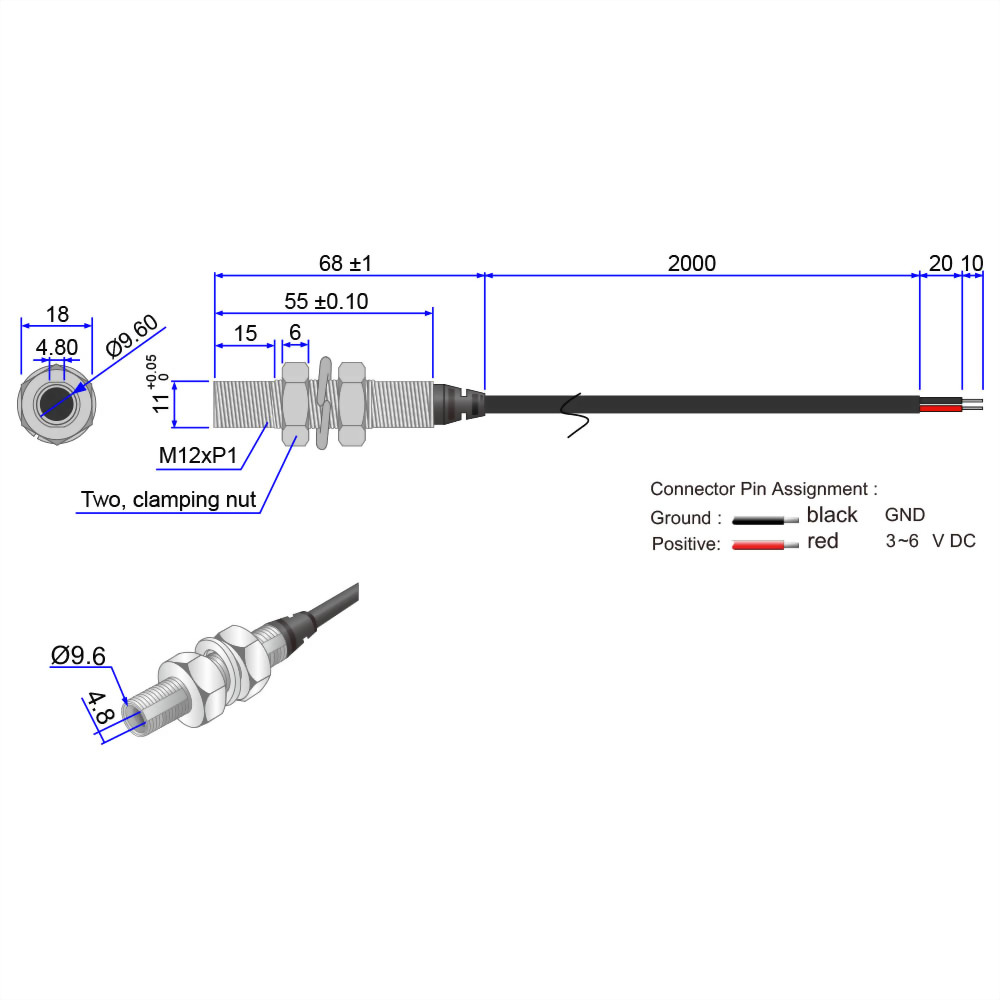 20PCS Adjustable Mini Laser Pointer Diode RED Dot Laser Diod Circuit 3V/5V 5mW 650nm Module Pointer Sight Copper Head – Beeg