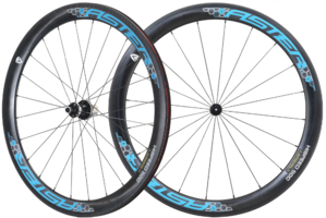 50mm Clincher 碳纖維輪組 藍