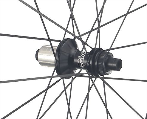 DKS45碳纖維公路車碟煞手工編製輪組