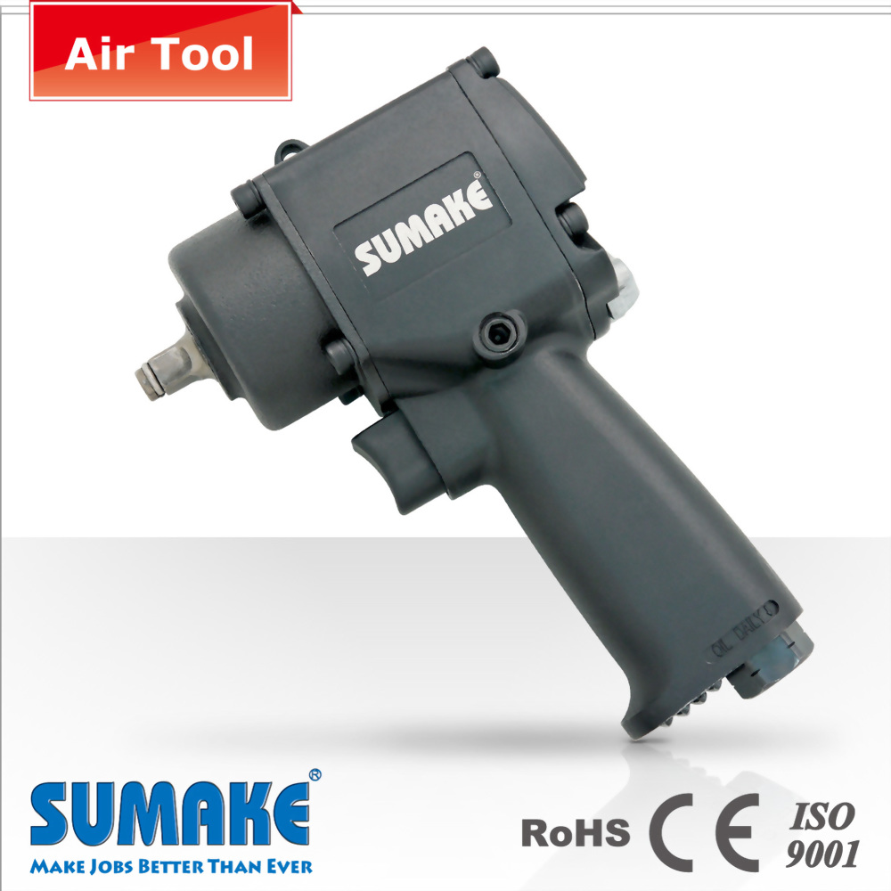 Light Weight Twin Hammer 1/2" Super Mini Adjustable Torque Air Impact