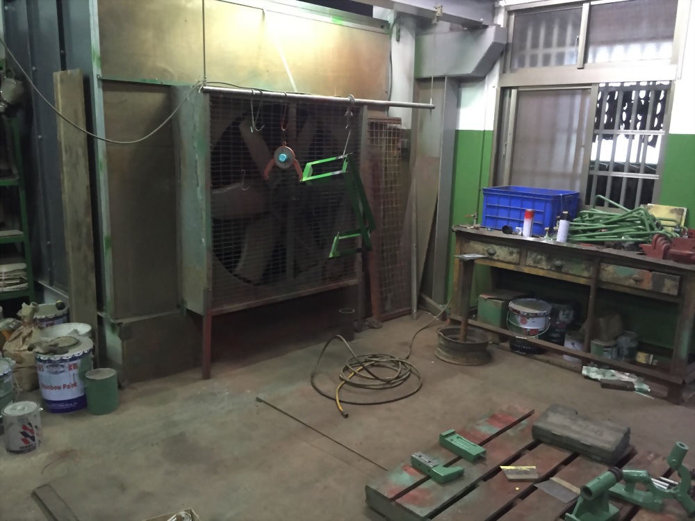 Professional spray room