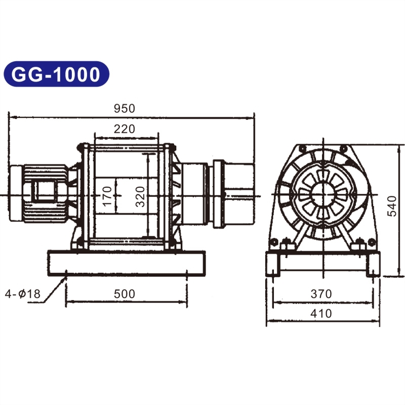 電動吊貨捲揚機GG-1000/1100/2000/3500/5000/10000