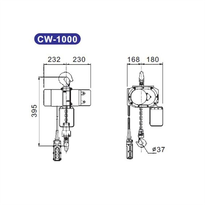 (標準型)電動鍊條吊車 CW系列