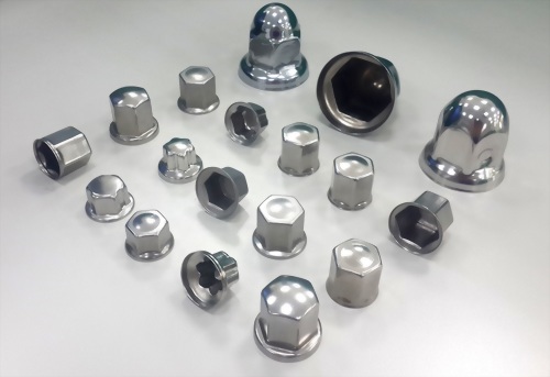 Our major specialty, the wheel nut cap.