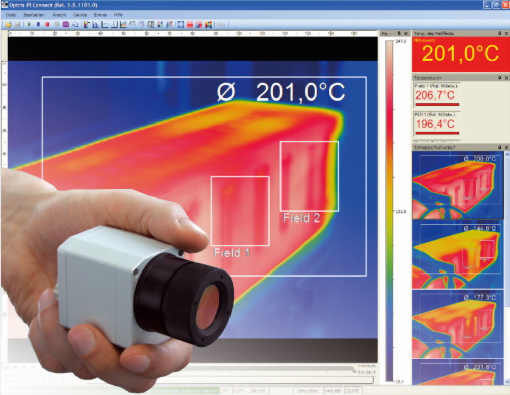 固定式紅外線熱影像儀 PI (-20°C ~ 1800°C)
