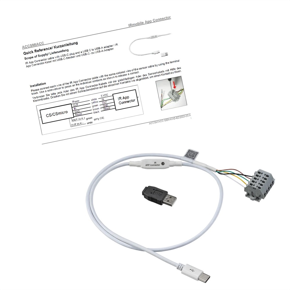 optris Accessories for Infrared Thermometers & Pyrometers