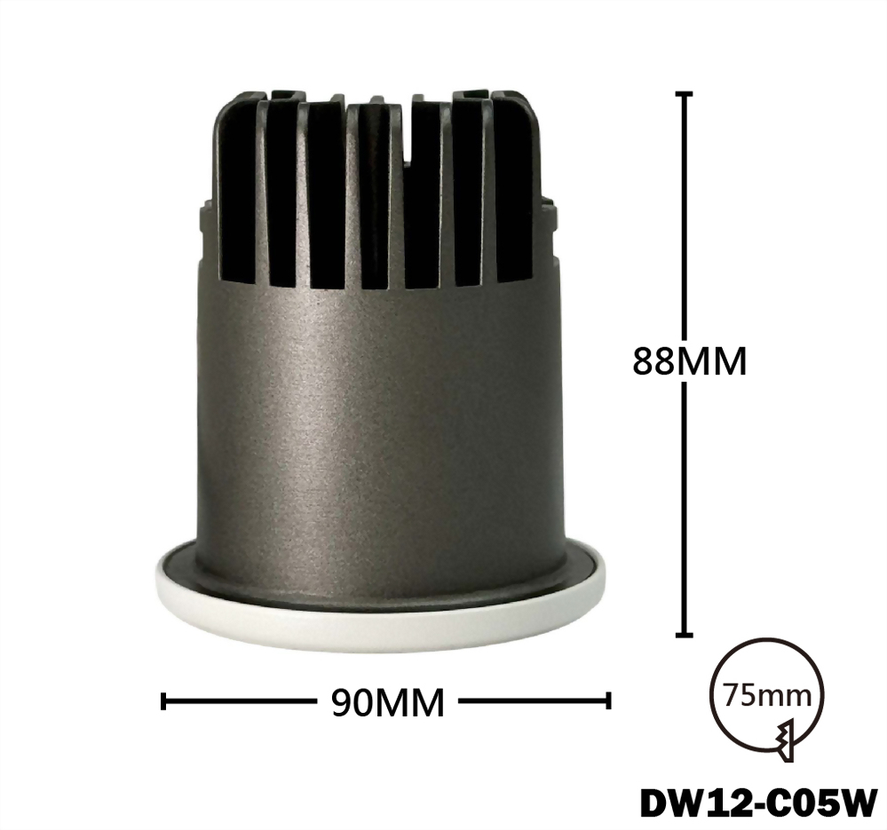 12W COB Nichia 防水崁燈