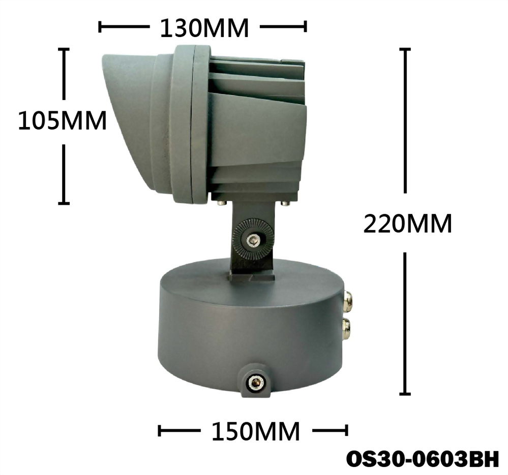 30W 6燈 Nichia 戶外固定式投射燈