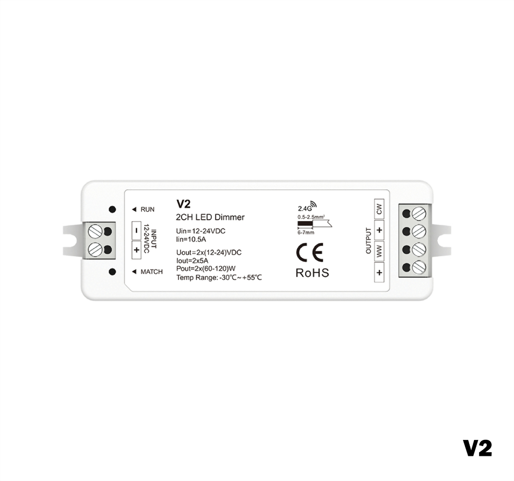 2x(60-120)W 2.4G 2迴路控制器