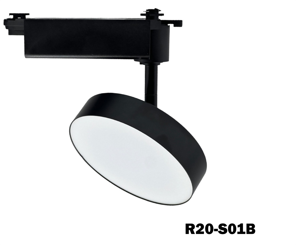 20W Nichia 白/黑烤漆 補光軌道燈