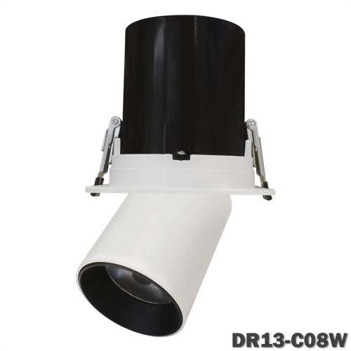 13W 可伸縮,旋轉,調角投射方型崁燈 崁9cm