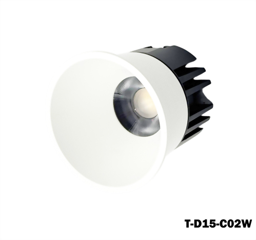 15W COB Nichia 窄邊 內縮 防眩 不可調角投射崁燈