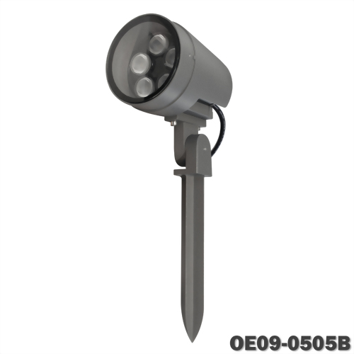9W 5燈 深灰戶外壓鑄投射燈