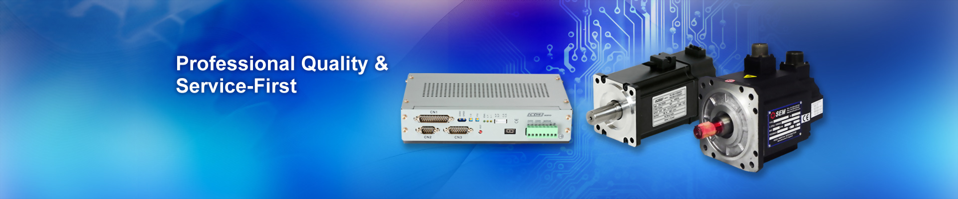 專業伺服馬達、驅動控制器