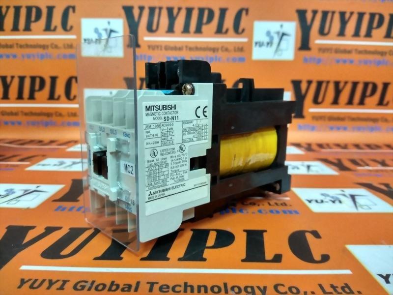 MITSUBISHI SD N11 MAGNETIC CONTACTOR 24V DC COIL