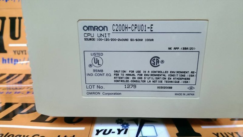 Omron C H Cpu E Cpu Unit