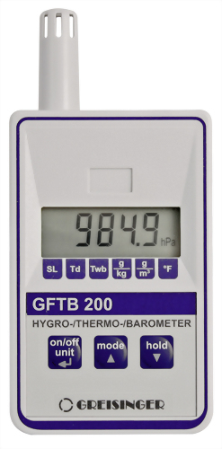 Greisinger GFTB200 Hygrometer / thermometer / barometer