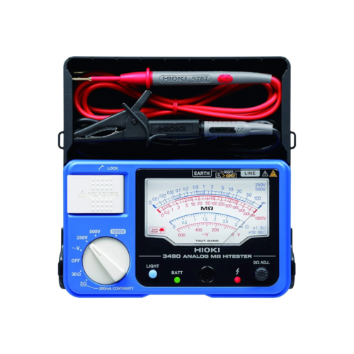 HIOKI 3490 Analog Insulation Tester, Megohmmeter