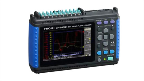 HIOKI LR8432 Data Logger for Heat Flow Measurement