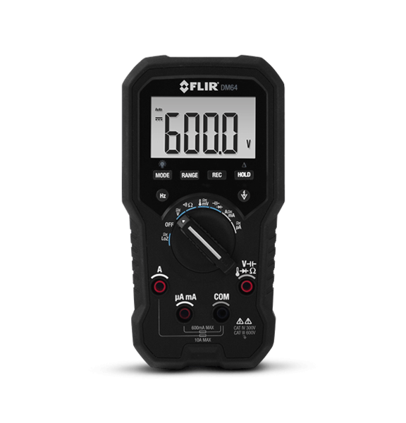 FLIR DM64 HVAC dedicated true RMS digital multimeter (including