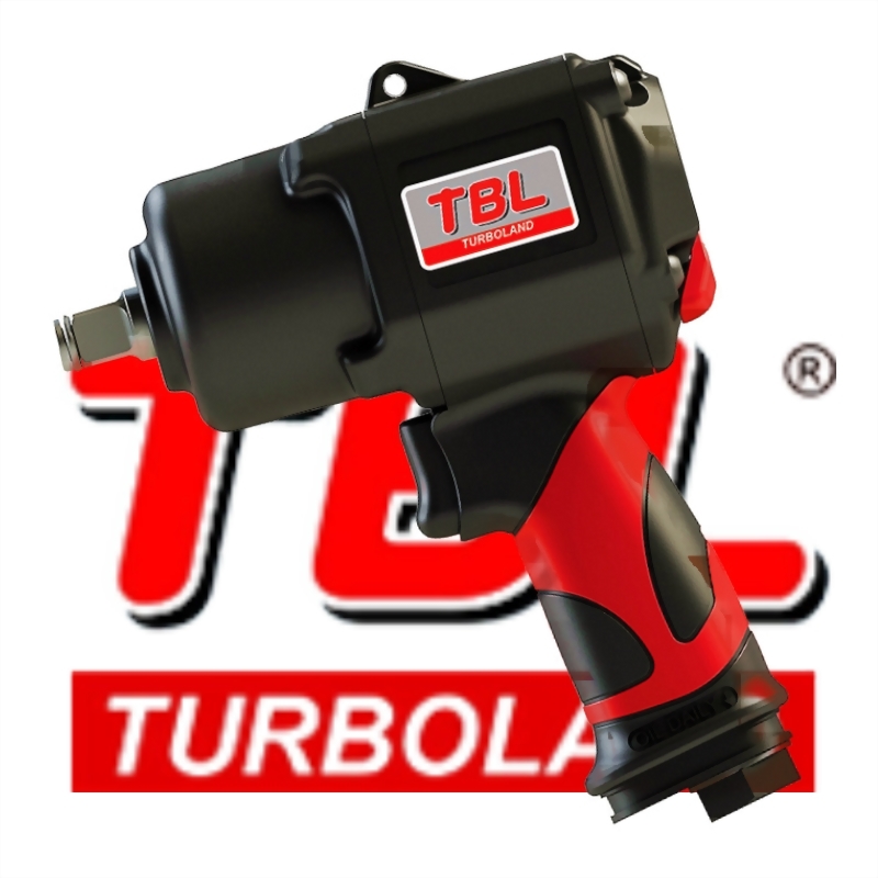 3/4" Double Chamber Twin Hammer Mechanism Mini Air Impact Wrench