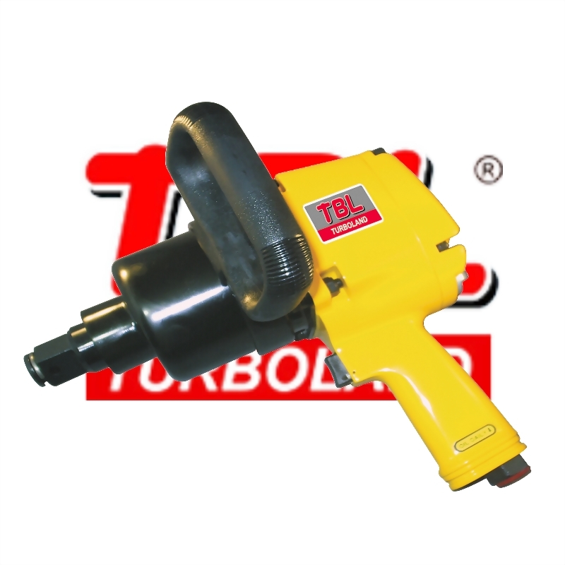 1" Heavy Duty Twin Hammer Mechanism Air Impact Wrench With 2"(6") Anvil(2,500 Ft-Lb)