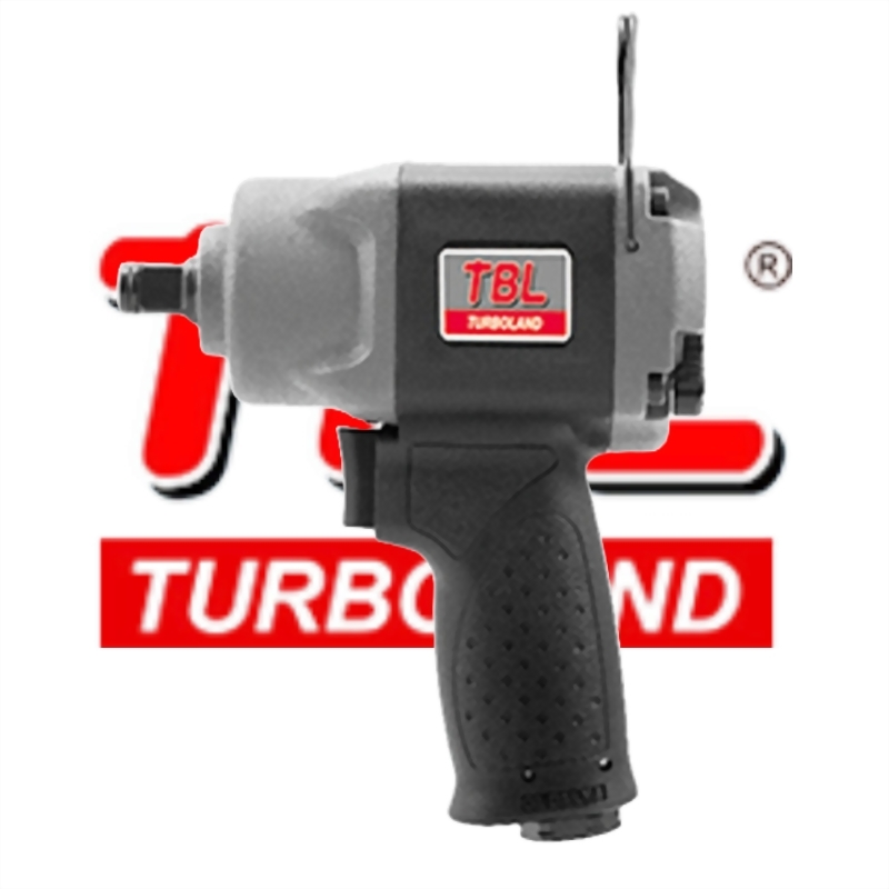 1/2" Composite Mini Type Heavy Duty Twin Hammer Mechanism Air Impact Wrench (500 Ft-Lb)