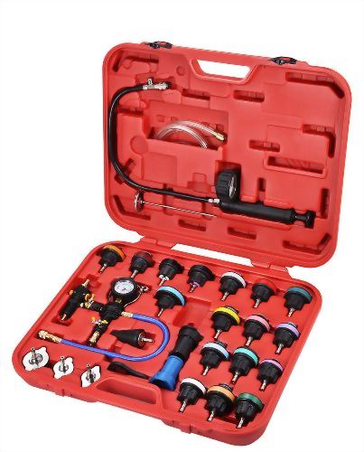 High Quality 28 Pcs Cooling System Leakage Tester and Vacuum Type Coolant Refilling Kits