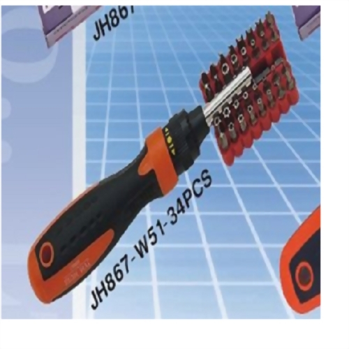34 Pcs Ratchet Driver with Bits set