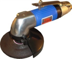 0.35 HP 4" Industrial Lever Throttle Type Mini Air Angle Grinder.