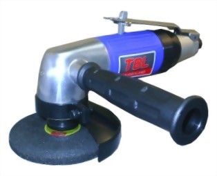 0.5Hp 4" Industrial Lever Throttle Type Air Angle Grinder.