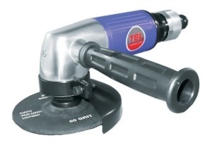 5" Industrial Air Angle Grinder With Roll Type Throttle.