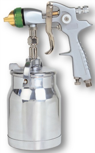 Professional Syphon Type Air Spray Gun With 1;000 cc Cup