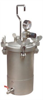 2 Litters Dome Type Air Pressure Feed Paint Tank