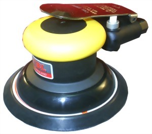 Composite Industrial Oil Free Random Orbital Sander With 5" Vinyl/Hook Face Pad