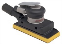 Industrial Central Vacuum Type Orbital Sander With 3"x7" Vinyl/ Hook Face Pad