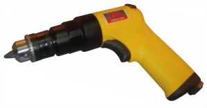 0.45Hp 3/8" Industrial Composite Three Gear Mechanism Plantary Air Drill With Regulator (Handle Exhaust)