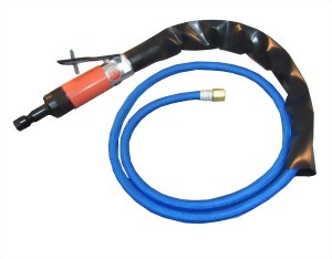 6mm(1/4&quot;) Industrial Lever Type Throttle Medium Air Die Grinder With Silent Hose