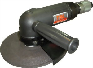 7" Industrial Magnesiun Body Air Angle Grinder With Roll(Lever) Type Throttle & Governor