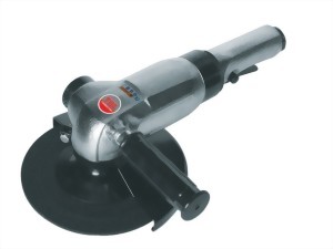 7" Industrial Air Angle Grinder With Lever Type Throttle