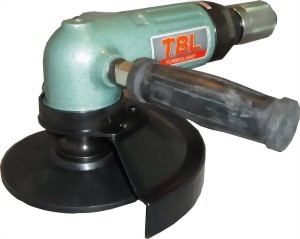 7" Industrial 3 In 1 Air Angle Grinder;Sander;Wire Brush Tool With Roll/Lever Type Throttle