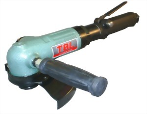 7" Industrial Air Angle Grinder With Lever Type Throttle