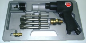8Pcs 150mm Hex./Round Shank Air Hammer  Kit