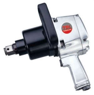 1" Heavy Duty Pistol Type Twin Hammer Mechanism Air Impact Wrench With 2"(6") Amvil(1,800Ft-Lb)