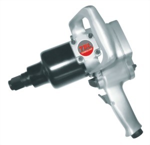 1" Heavy Duty Pistol Type Twin Hammer Mechanism Impact Wrench With 2"/6" Anvil