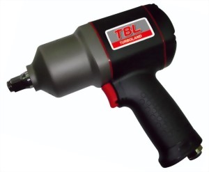 1/2" Super Duty Titanium Composite Twin Hammer Mechanism Air Impact Wrench With Handle Exhaust