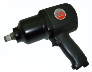 3/4"Heavy Duty Twin Hammer Mechanism Air Impact Wrench With Handle Exhaust