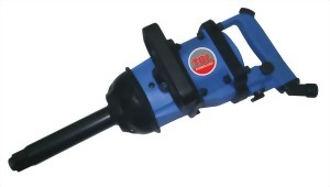1" Super Duty Twin Hammer Mechanism Air Impact Wrench With 2"/6"/8" Anvil & Inner Trigger