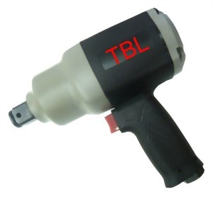 1" Industrial Composite Twin Hammer Mechanism Mini Air Impact Wrench With 1"/6" Anvil