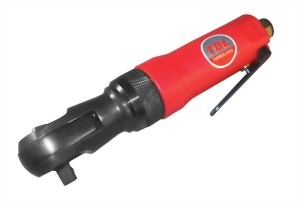 3/8"/1/2" Industrial Composite Air Ratchet Wrench With Rear Exhaust